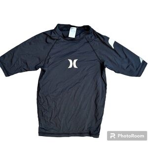 Hurley swim shirt wtf spf 40 built into shirt kids small unisex